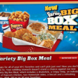 KFC Cardápio