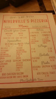 Niverville's Pizzeria menu