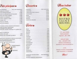 Bistro St-Michel S N C menu