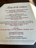 La Petite Maison de Cucuron menu
