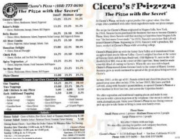 Cicero's Pizza inside