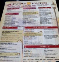 Famous Toastery menu