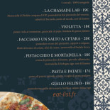 La Chamade Lab Comida