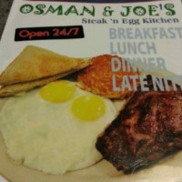 Osman Joe 's Steak 'n Egg Kitchen food