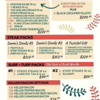 T.l. Keller Meats menu