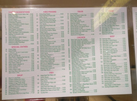 Golden Happiness menu