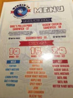 Wing-it menu