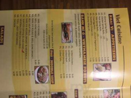 Viet Orleans Bistro menu