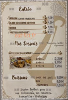 Délice Cous menu