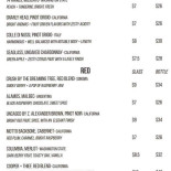 Crosswinds Restaurant Bar Cardápio
