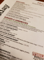 Ruby Tuesday menu