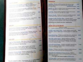 Marlai Thai Restaurant menu