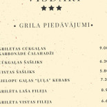 Visdari Cardápio