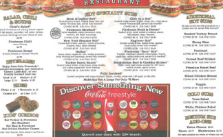 Firehouse Subs South Blvd. menu