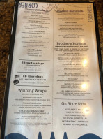 3 Brothers Corner Tavern menu