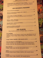 Le Pied de la Gargouille menu