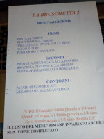 La Bruschetta 2 menu