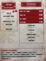 La Flambee menu