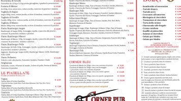 Corner Pub (cavriana Mn) menu