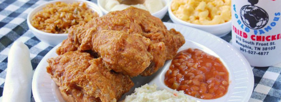 Gus's World Famous Fried Chicken food