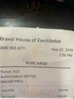 Bravo! House Of Enchiladas menu