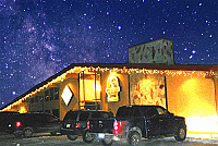 Mystery Lake Hotel outside