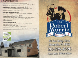 Robert Morris Inn menu