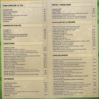Los Arcos Cocina Café menu