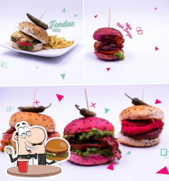 Pink Burger food