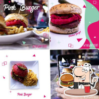 Pink Burger food