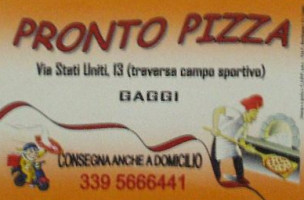 Pronto Pizza food