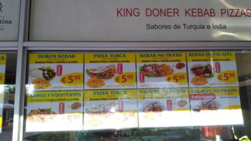 King Doner Kebab Pizzas inside