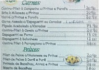 Galeto 183 menu