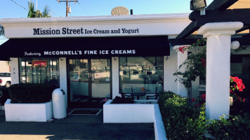 Mission Street Ice Cream Yogurt Featuring Mcconnell's Fine Ice Creams outside