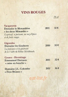Le Cafe de la Place menu