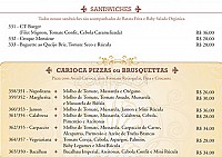 CT Brasserie menu
