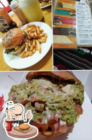 La Choza Burgers food