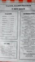 Tacos Ray menu