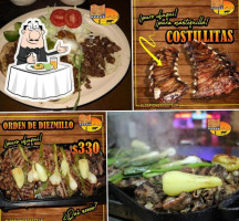 Los Pioneros Steak food