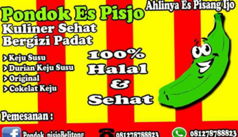 Pondok Es Pisjo Belitong food