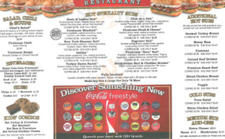Firehouse Subs Babcock menu
