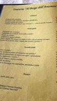 Trattoria Al Borgo Dell'arusnate menu