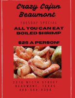 Crazy Cajun Beaumont food