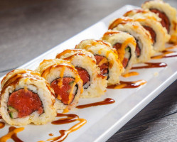 Golden Teriyaki Sushi food