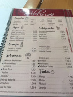 Abilio Cafe menu