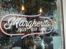 Margherita Pizza Beer Wine inside
