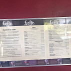 La Salsa menu