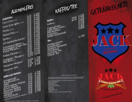 Jack - American Sportsbar menu