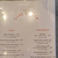 Paris Grill menu