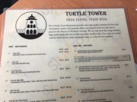 Turtle Tower menu